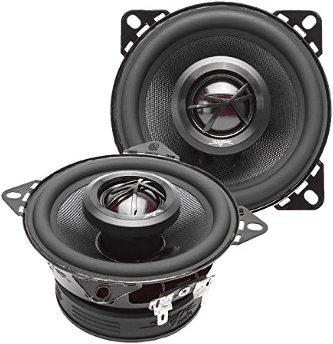 Alt view image 3 of 5 - skar audio tx4 4" 120w 2way elite coaxial car speakers, pair