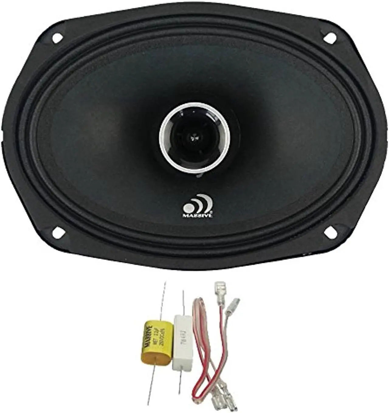 Alt view image 3 of 4 - Massive Audio P69X - 6x9", 280 Watts Max / 140w RMS, 4 Ohm, PX Series, Pro Audio Coaxial Car Audio Speaker System (Sold as each)