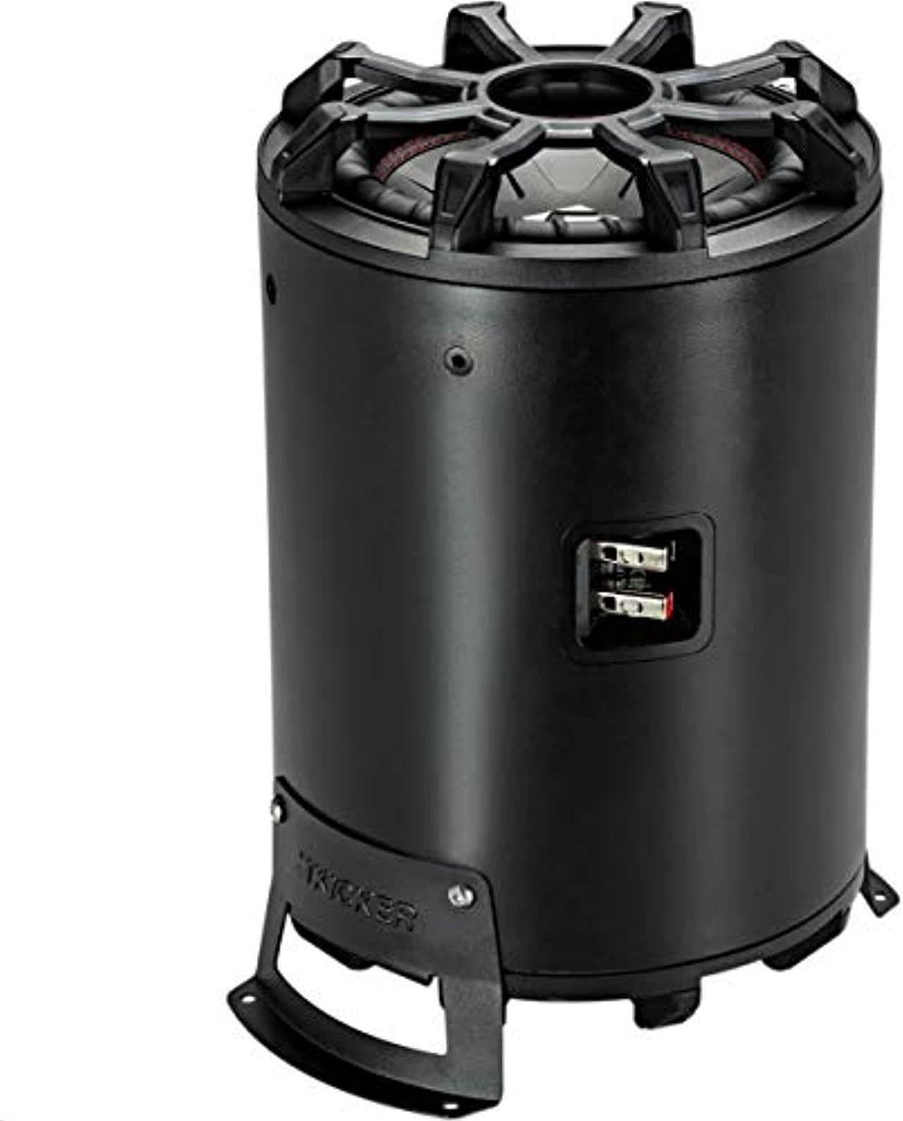 Main image of kicker 46cwtb82 tb8 8-inch loaded weather-proof subwoofer enclosure w/passive radiator - 2-ohm, 300 watt