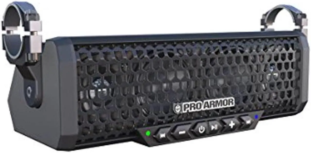 Main image of pro armor-au51040 4 speaker bluetooth sound bar system , black