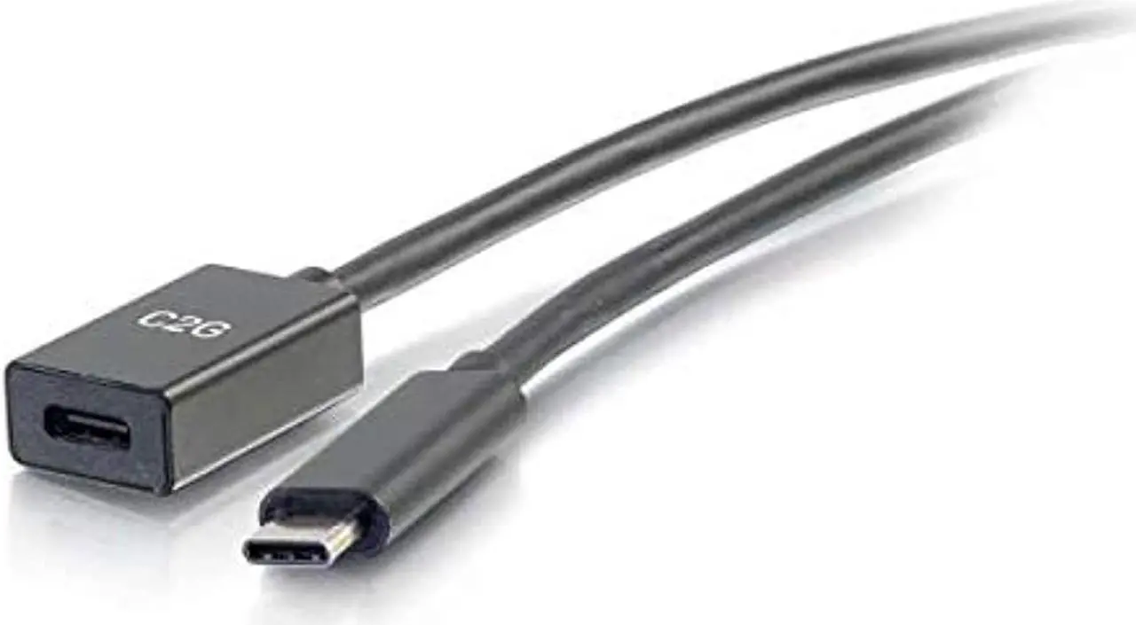 Alt view image 4 of 5 - C2G 28655 C2G 1FT USB C EXTENSION CABLE - 5G 3A - MALE TO FEMALE - USB TYPE C EXTENSION CA