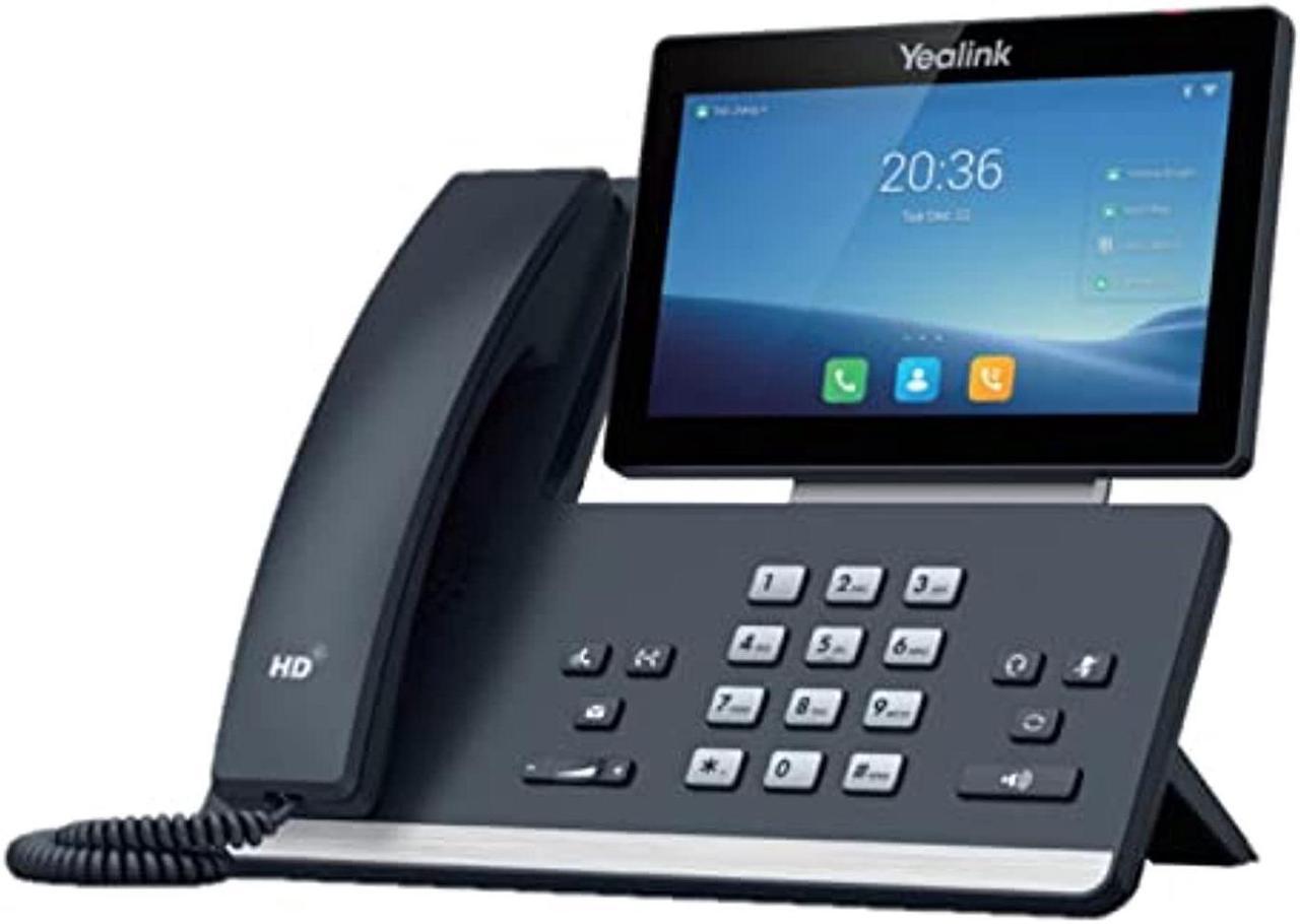 yealink t58w 16 lines. 7-inch color touch screen display. dual usb ports, dual-port gigabit ethernet, poe, power adapter not included (sip-t58w)