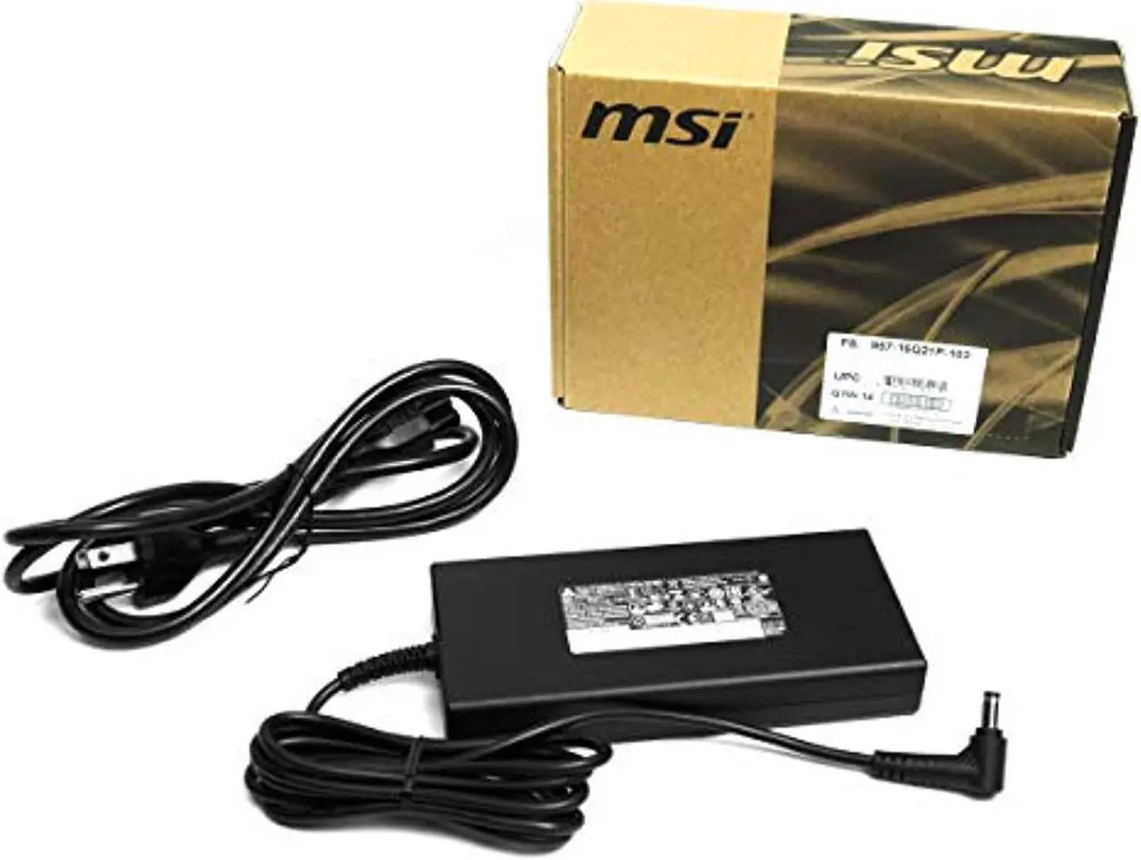 Alt view image 4 of 4 - MSI - 16Q21P103 - MSI - Power adapter - AC 110/120 V - 180 Watt - for GS63 8RD, GS63 8RE, GS65 8RF, GS73 8RE, GS73 8RF,