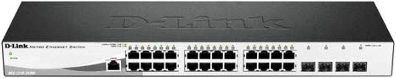 Alt view image 10 of 12 - D-Link WebSmart DGS-1210-28 Ethernet Switch