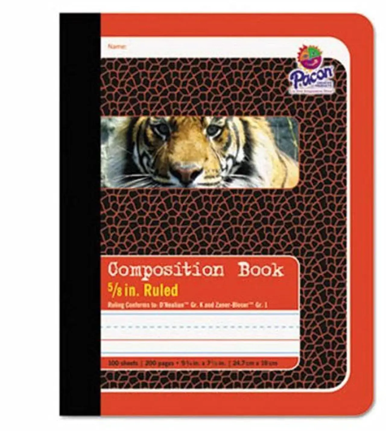 Alt view image 10 of 12 - Pacon 2427 Composition Book 100 Sheet - Ruled - 9.75" x 7.50" - 1 Each - White Paper