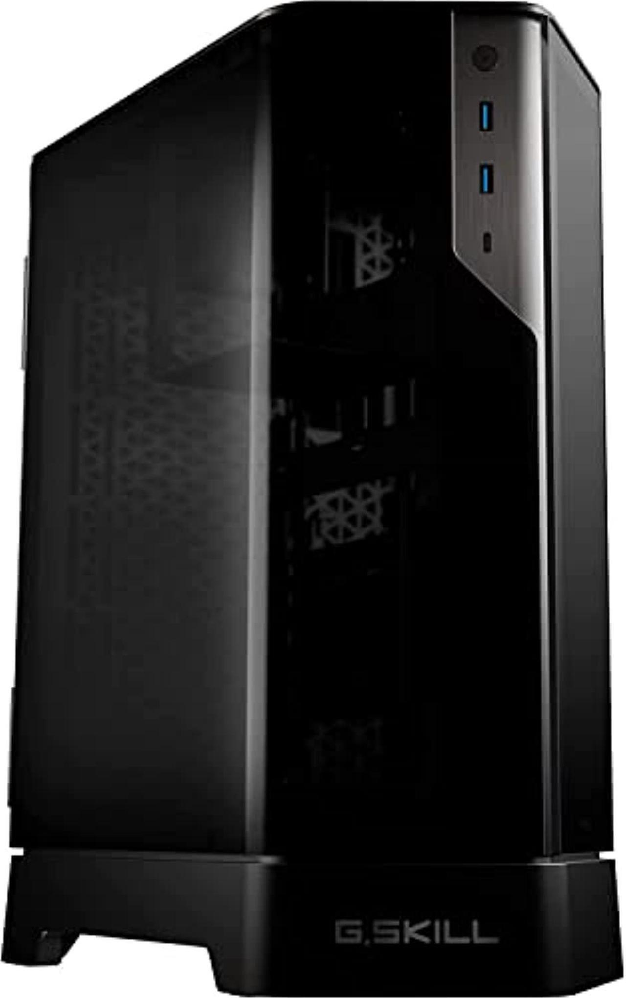 Alt view image 3 of 4 - g.skill z5i mini-itx curved tempered glass case - black (gc-mkgw1-z5i)