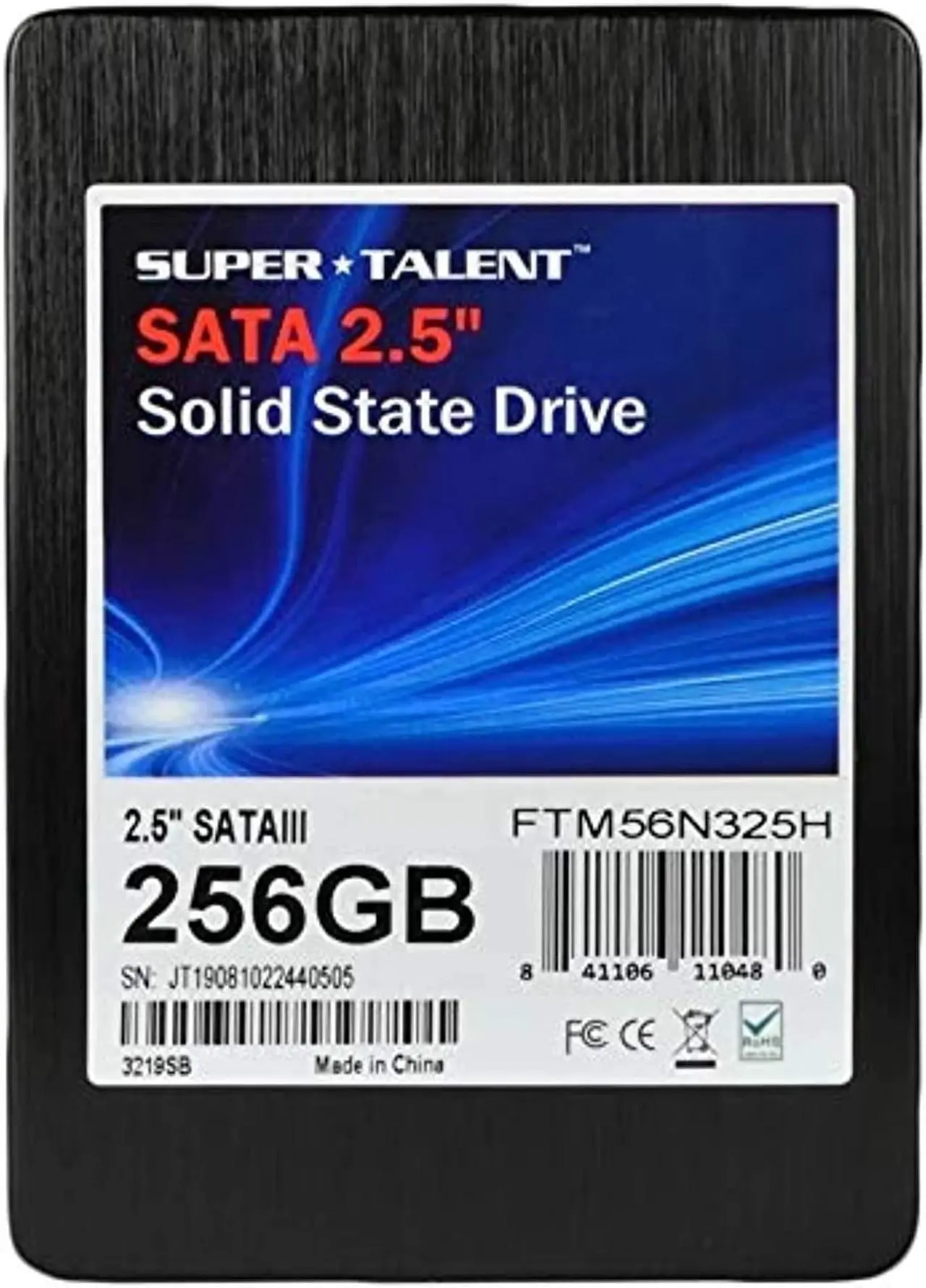 Alt view image 9 of 13 - Super Talent TeraNova 256GB 2.5 inch SATA3 Solid State Drive (TLC)