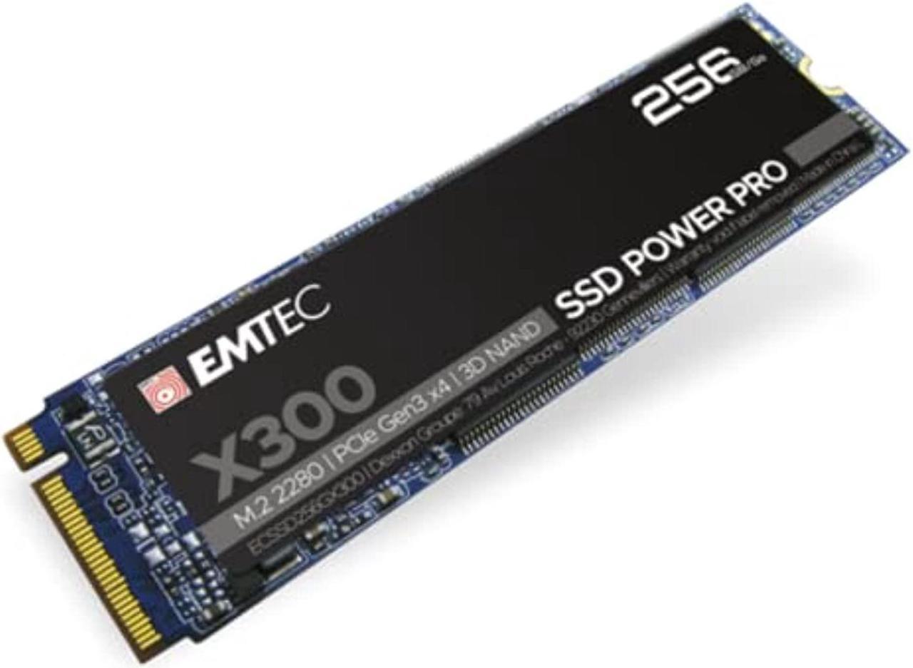 Alt view image 4 of 4 - Emtec X300 Power Pro 256GB M.2 2280 PCIe Gen 3.0 x4 Internal Solid State Drive (SSD) - ECSSD1TX300