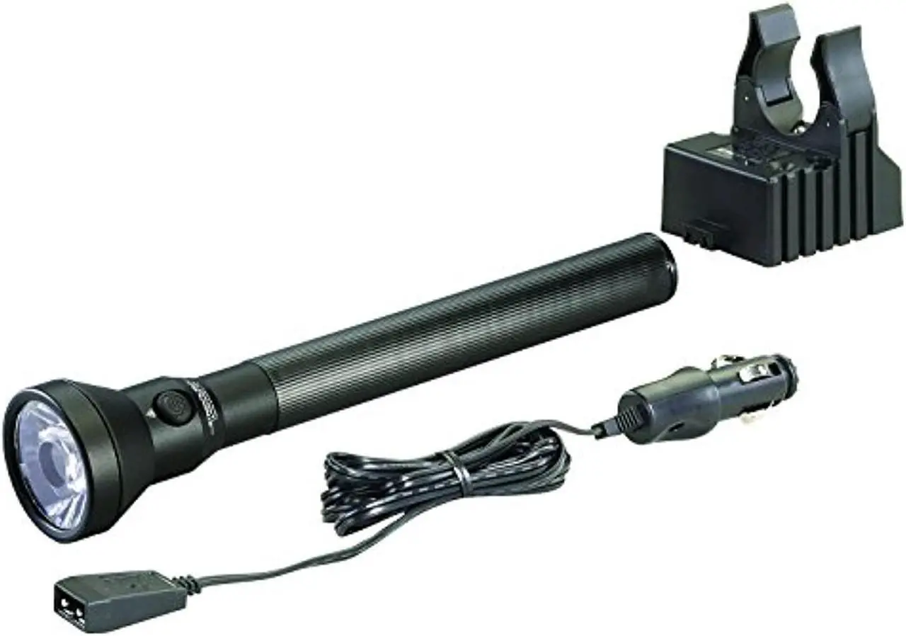 Main image of streamlight 77555 ultrastinger 1100 lumen led flashlight with 12-volt dc charger, blue