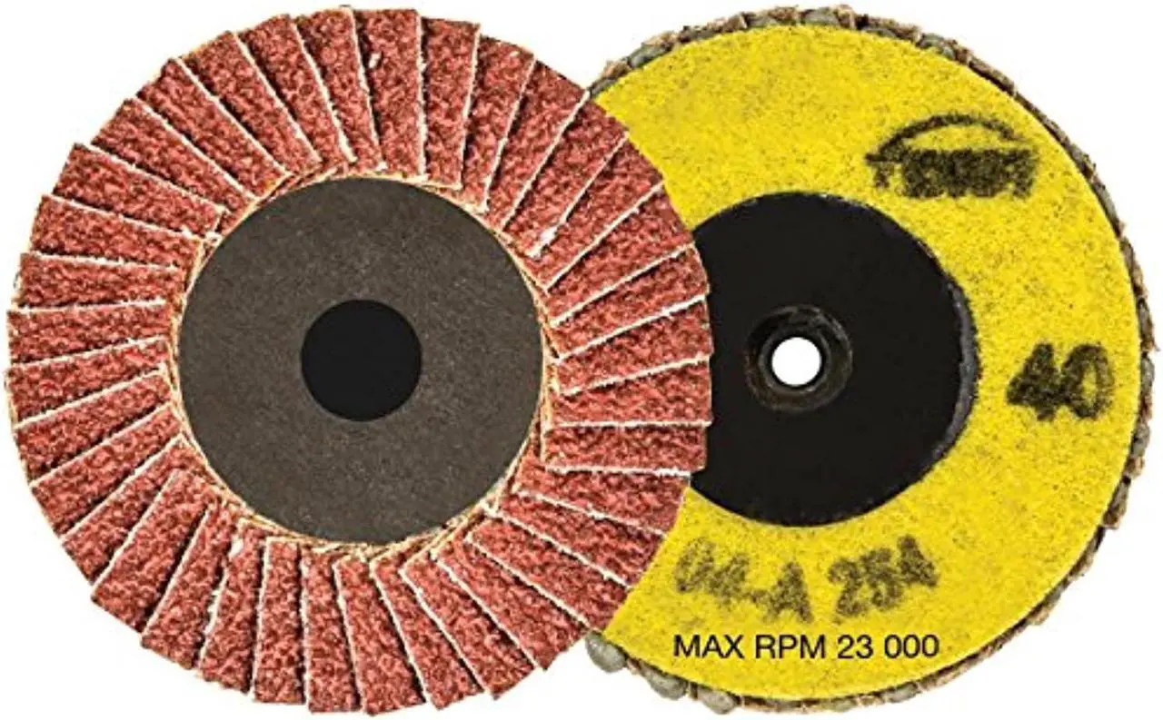 Alt view image 3 of 3 - Walter Twist Quick Change Metal Surface Finishing Abrasive Flap Disc, 2-1/2" Diameter, Grit 40 (Pack of 10)