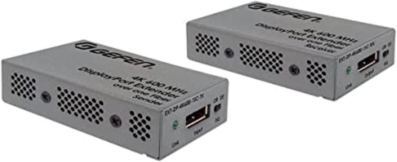Alt view image 10 of 10 - Gefen 4K 600 MHz DisplayPort Extender over one SC-terminated fiber optic cable (EXT-DP-4K600-1SC)
