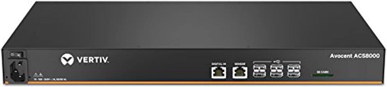 Alt view image 6 of 8 - Avocent ACS8008SAC-400 Acs Advanced Console Server - Console Server - 8 Ports - Gige, Rs-232 - 1U