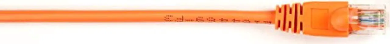 Alt view image 3 of 6 - Black Box CAT5EPC-005-OR Black Box CAT5e Value Line Patch Cable, Stranded, Orange, 5-ft. (1.5-m) - Category 5e for Network Device - Patch Cable - 5 ft - 1 x RJ-45 Male Network - 1 x RJ-45 Male Network