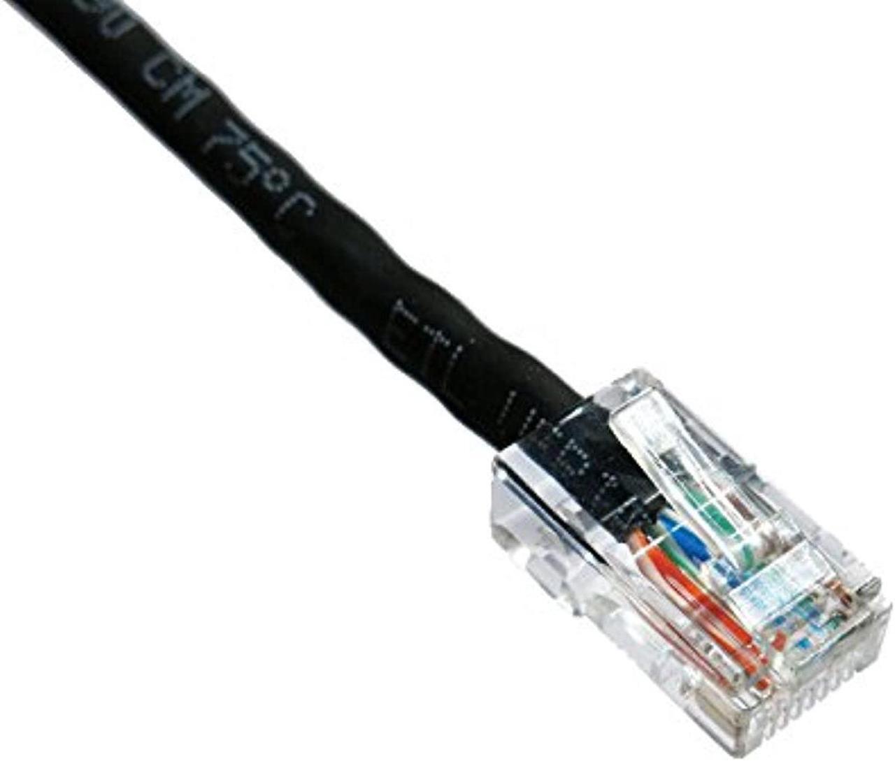 Alt view image 4 of 4 - Axion C5ENB-K15-AX Axiom 15FT CAT5E 350mhz Patch Cable - Category 5e for Network Device - Patch Cable - 15 ft - 1 x - 1 x - Gold-plated Contacts - Black