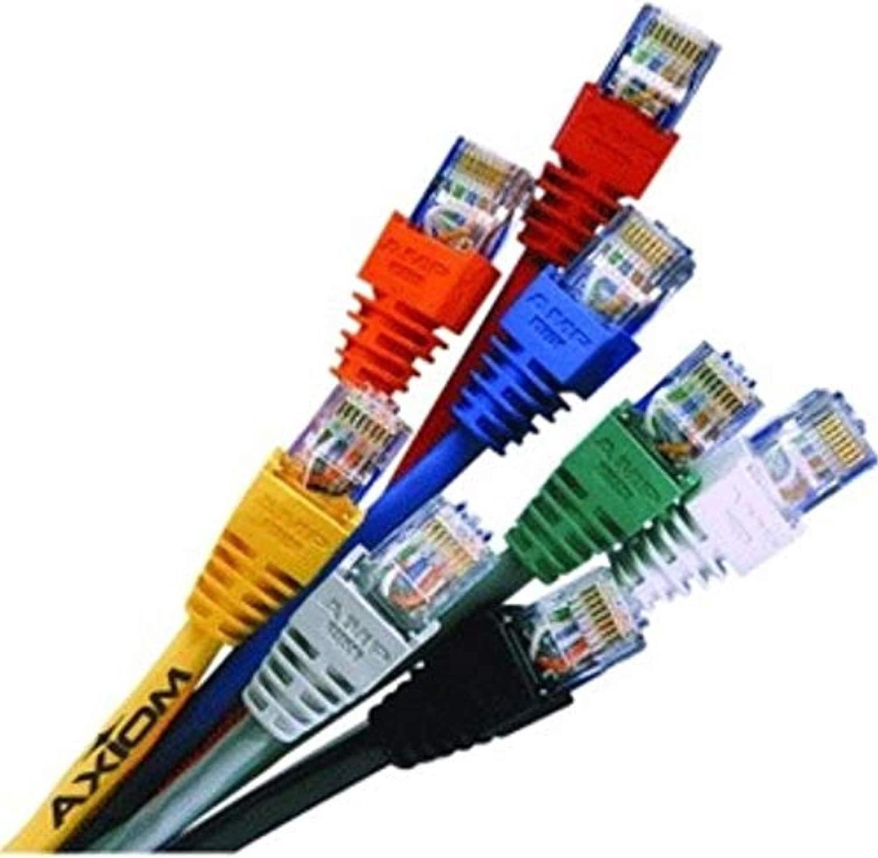 Alt view image 2 of 3 - Axion C5EMB-P10-AX Axiom 10FT CAT5E 350mhz Patch Cable - Category 5e for Network Device - Patch Cable - 10 ft - 1 x - 1 x - Gold-plated Contacts - Purple