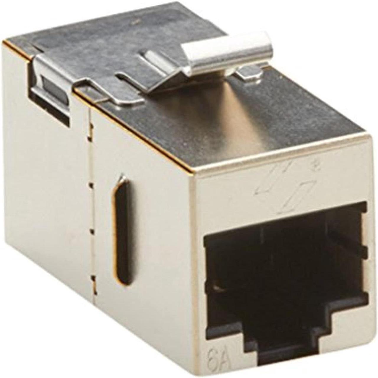 Alt view image 7 of 10 - Black Box C6ACP70S-SV CAT6A Shielded Keystone Coupler
