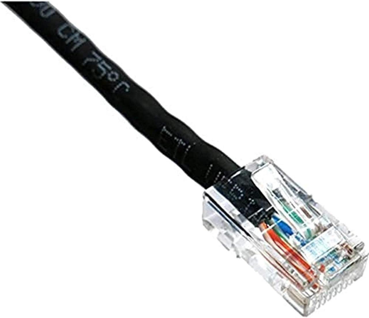 AXIOM 200FT CAT6 550MHZ PATCH CABLE NON-BOOTED (BLACK)