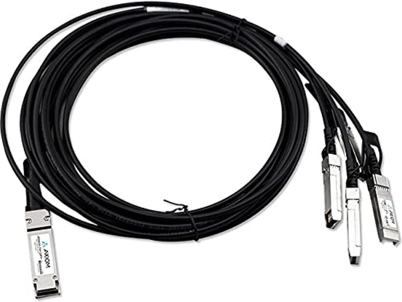 axiom jnp-100g-4x25g-1m-ax 100gbase-aoc direct attach cable, 3.3', fiber optic, passive