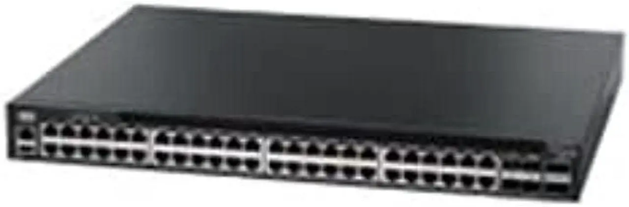 Alt view image 6 of 6 - 1GE RJ45 1U Open Ethernet Switch with ONIE, 48-Port GE RJ45 port + 4x10G SFP+, 2 Power Supplies(AC), Integrated ARM A9 CPU, short depth, P2C airflow. Rail Kit must be purchased separately.