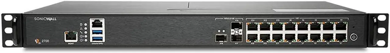 Alt view image 5 of 14 - SonicWall NSA 2700, Network Secure Appliance w/ Secure Upgrade Plus (2-Year Essential Protection Security Suite) | 02-SSC-8196