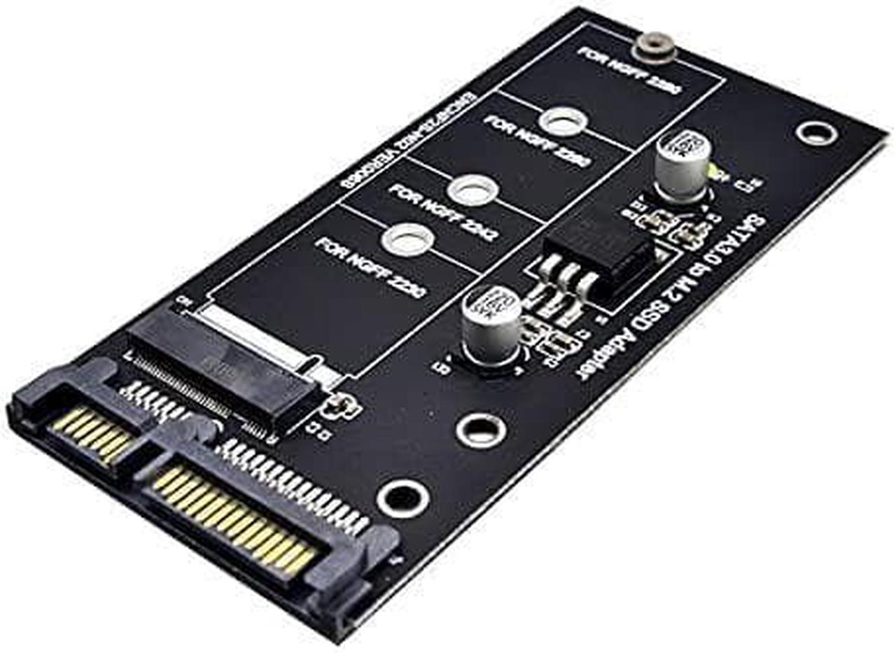 highzer0 electronics ngff m.2 adapter m2 sata3 raiser m.2 to sata adapter ssd m2 to sata expansion card b key suppor 30/42/60/80mm