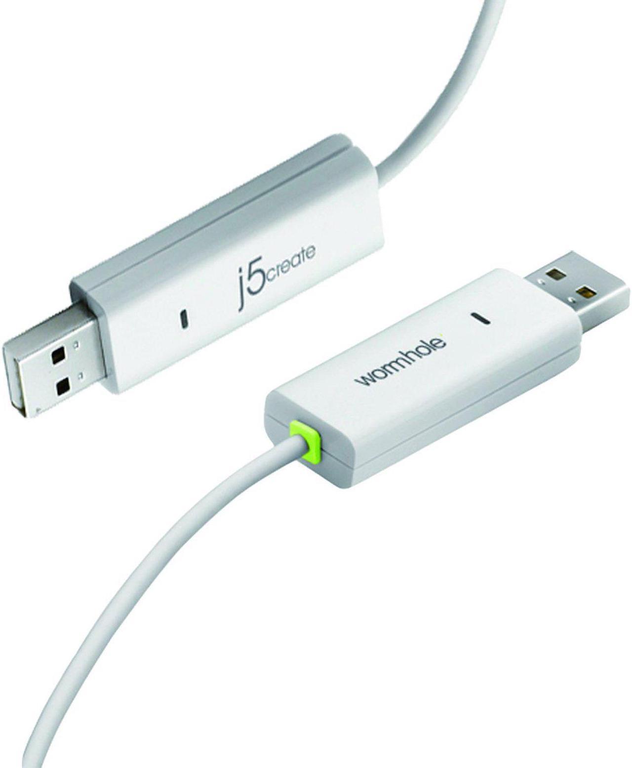 j5create juc100 data, keyboard, and mouse sharing/transfer usb cable [ wormhole switch windows to windows ] transfer data between 2 windows pc