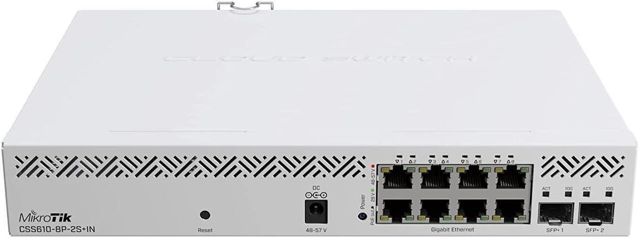 mikrotik css610-8p-2s+in