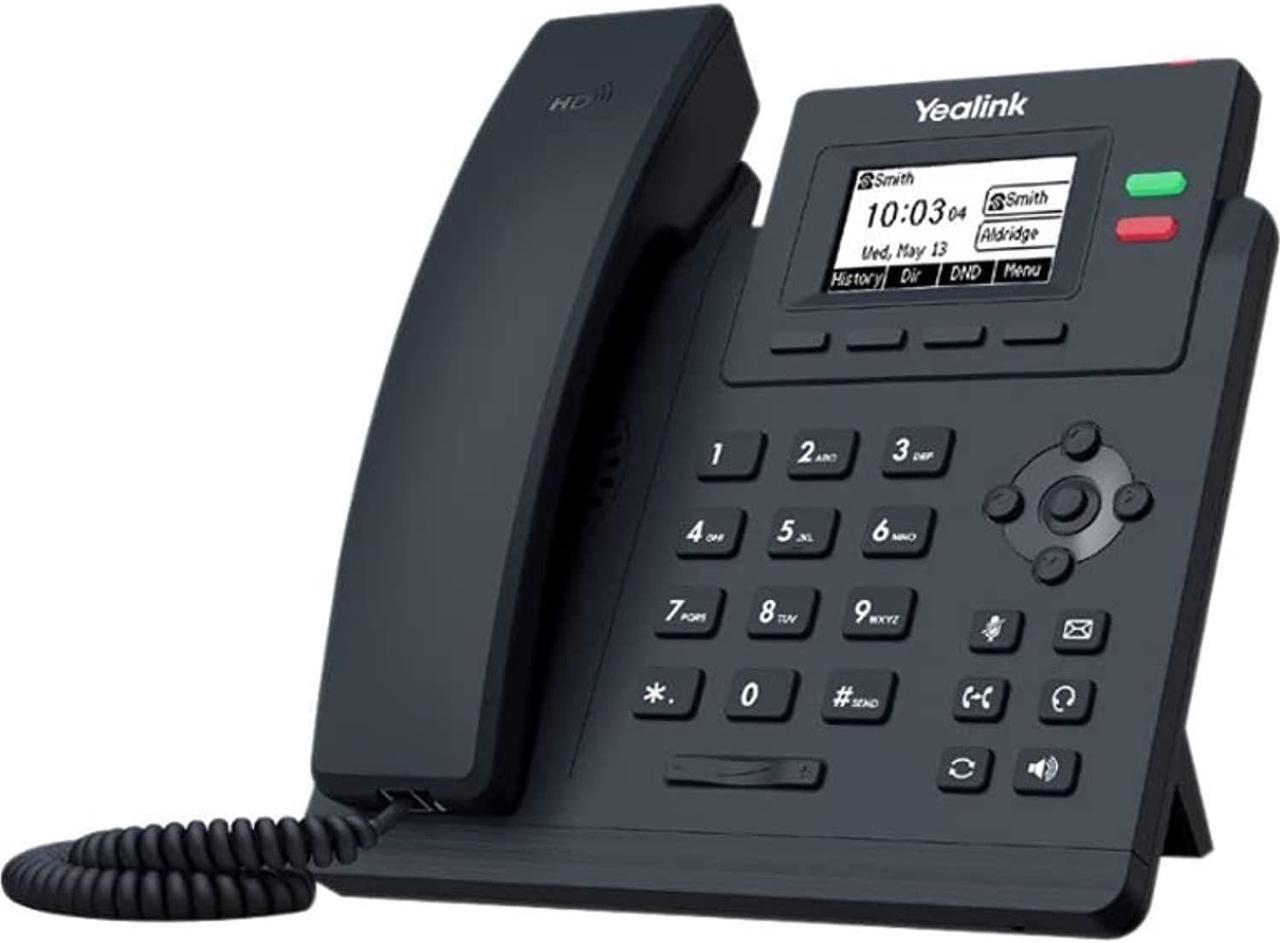 yealink sip-t31p ip phone - corded/cordless - corded - wall mountable - classic gray