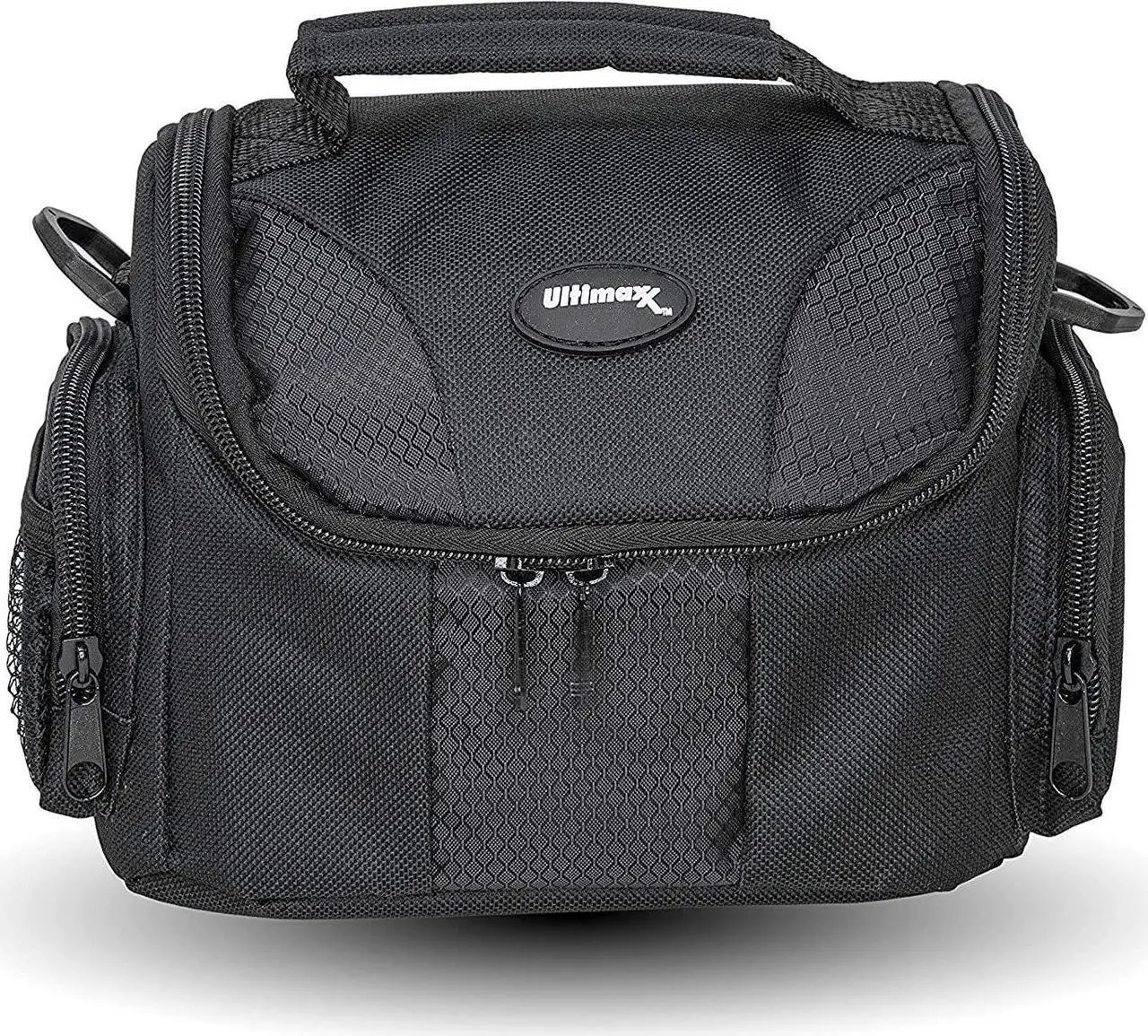 Alt view image 6 of 6 - Medium Soft Padded Digital SLR camera Travel case/Bag with clip-on Detachable and Adjustable Strap for Nikon D3000, D3100, D3200, D3300, D3400, D5000, D5100, D5200, D5300, D5500, D5600 DSLR cameras