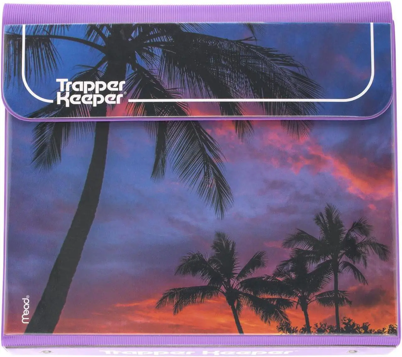 Main image of Trapper Keeper Binder, Retro Design, 1 Inch Binder Palm Trees 260038FDE1-ECM