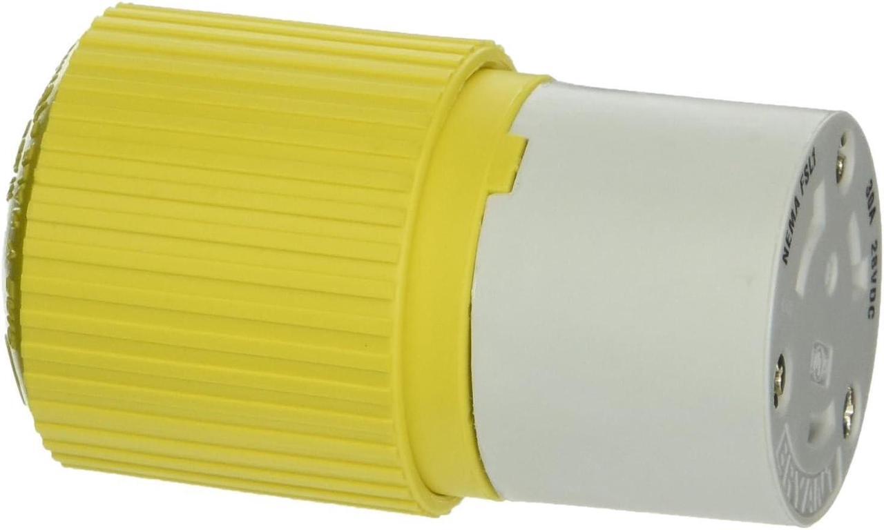 Alt view image 5 of 7 - Hubble HBL328DCC 30A 28V DC Locking Connector Female
