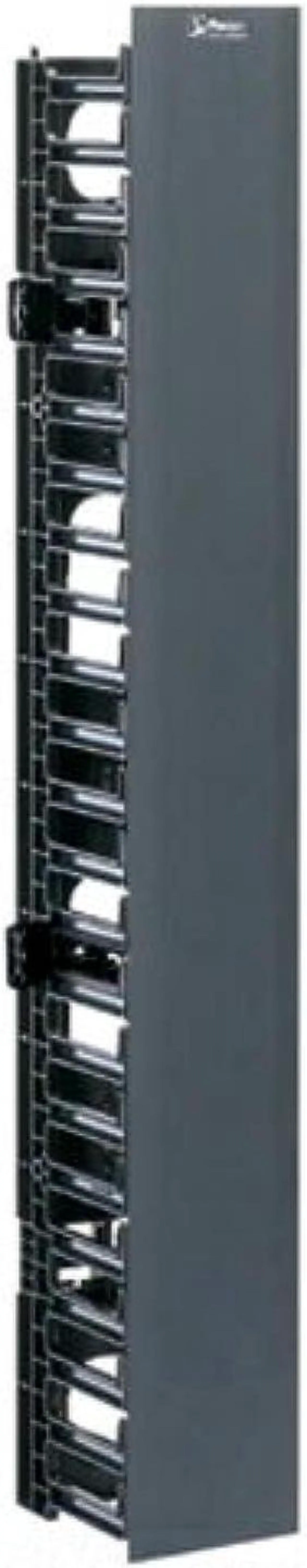 Alt view image 7 of 8 - Panduit - WMPVF22E - Panduit NetRunner WMPVF22E Vertical Cable Manager - Black - 1 Pack - 22U Rack Height