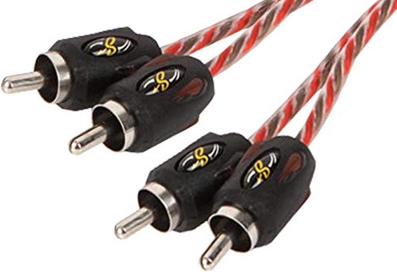Alt view image 4 of 8 - STINGER SI4217 CAR STEREO 4000 SERIES 17 FT AMP INSTALL RCA INTERCONNECT CABLE