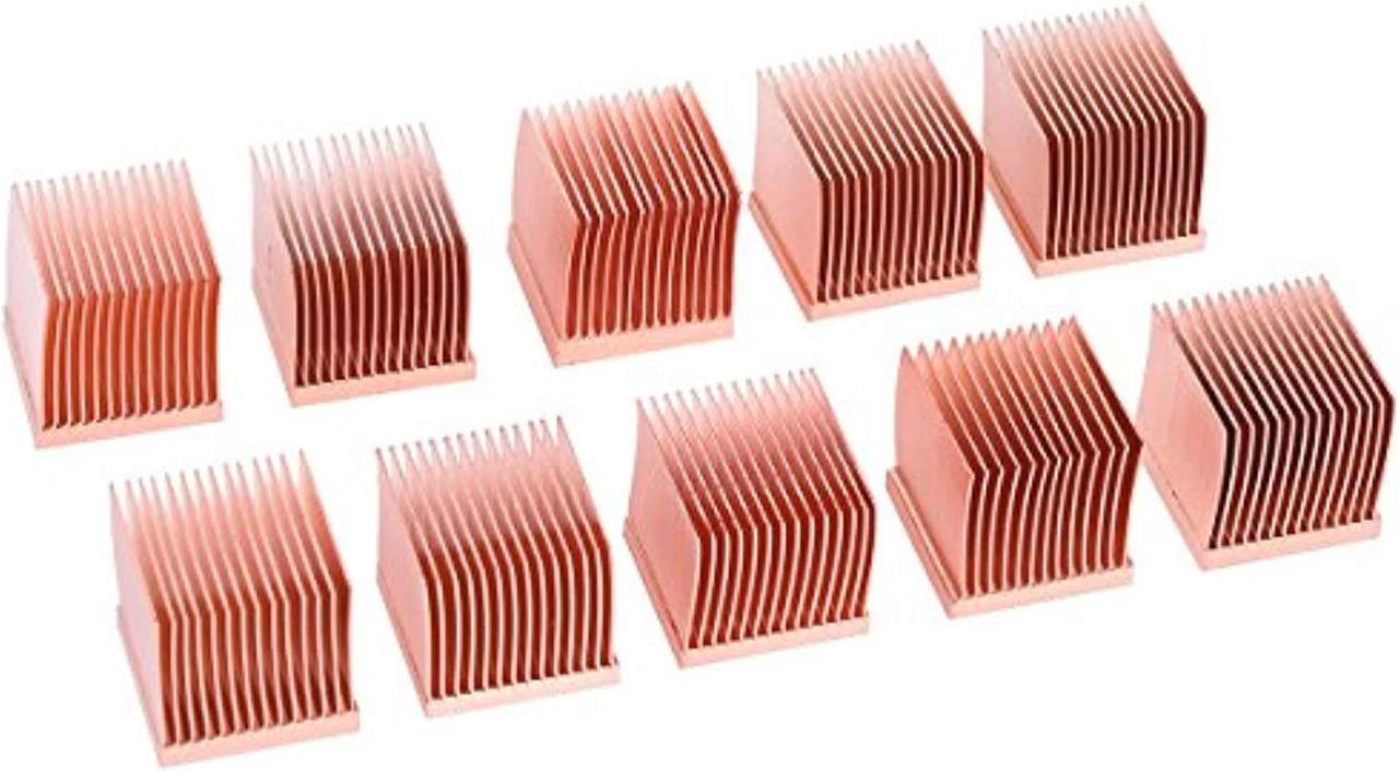 Alphacool GPU RAM Copper Heatsinks, 14 x 14mm, 10-pack