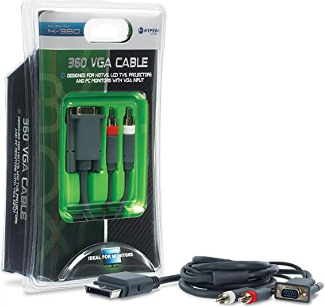 Alt view image 3 of 5 - Xbox 360 VGA Cable Hyperkin
