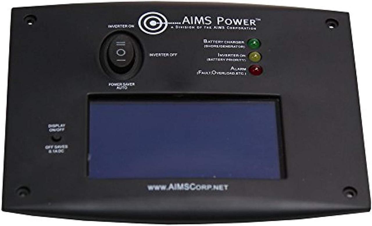 Main image of aims power remotelf remote switch with lcd monitoring screen