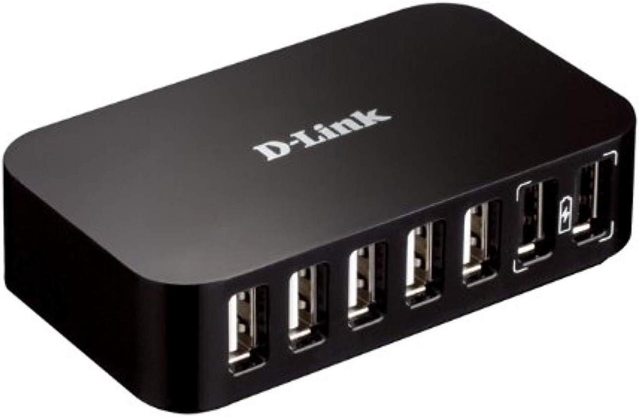Main image of D-Link DUB-H7/B 7-Port USB 2.0 Hub