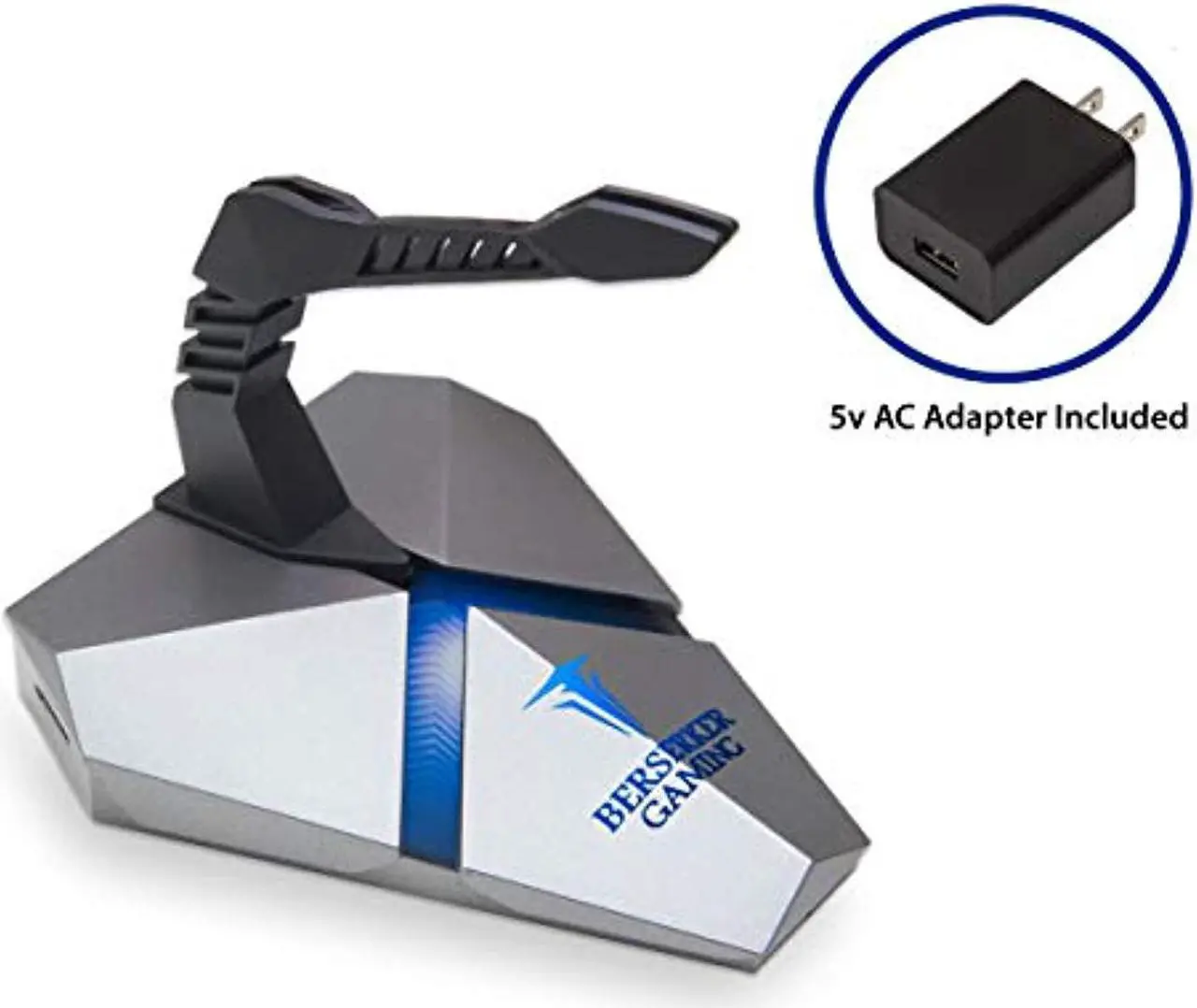 Alt view image 7 of 16 - LOKI RGB Gaming Mouse Bungee With USB 3.0 Hub and Micro SD Card Reader - AC 5v Power Adapter is Included