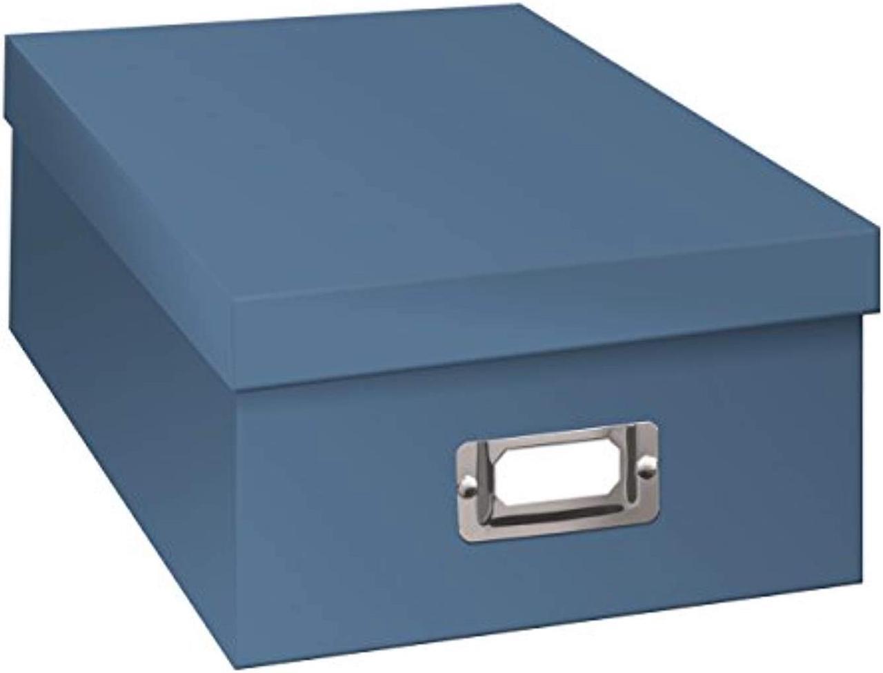 Main image of pioneer photo albums b-1s/sb b-1s photo storage box, sky blue