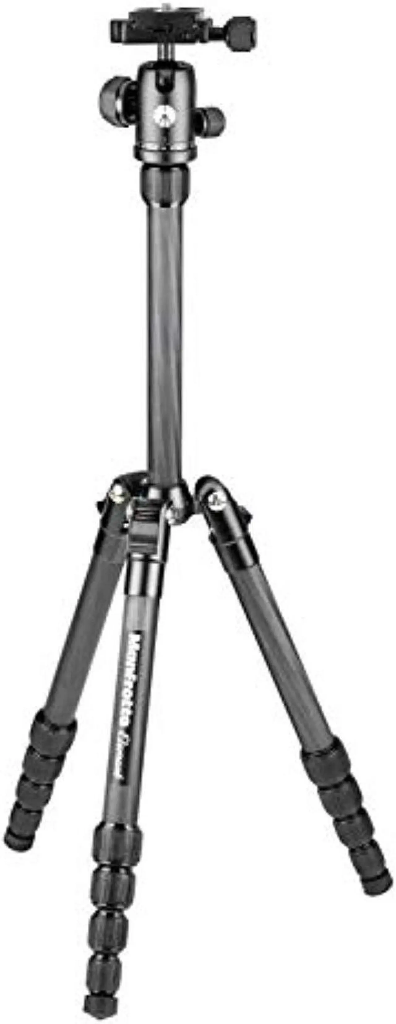 Alt view image 7 of 11 - Manfrotto Element Traveller Small 5-Section Carbon Fiber Tripod with Ball Head