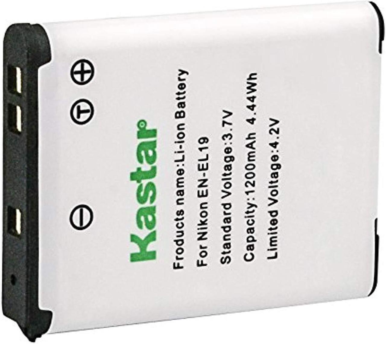 Alt view image 2 of 5 - Kastar EN-EL19 Rechargeable Li-Ion Battery For Nikon Coolpix S7000 S3700 S6800 S3600 S5300 S6500 S6900 S33 S3100 S2900 S2800 S32 S3300 S3500 S5200 S4300 S4100 Cameras