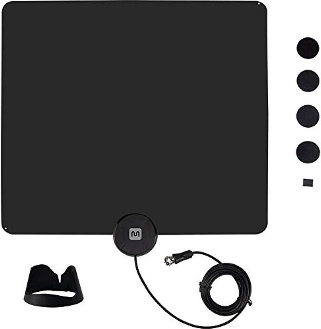 Alt view image 4 of 4 - Terk Indoor Flat 4K HDTV Multi-Directional Antenna - TVFB1Z