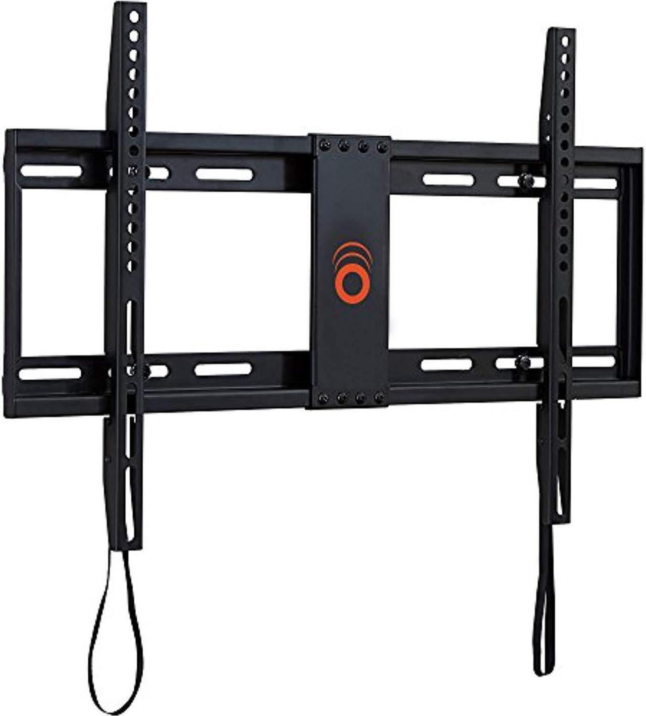 Main image of echogear low profile fixed tv wall mount for tvs up to 80" - holds your tv only 1.25" from the wall - pull string locking syste