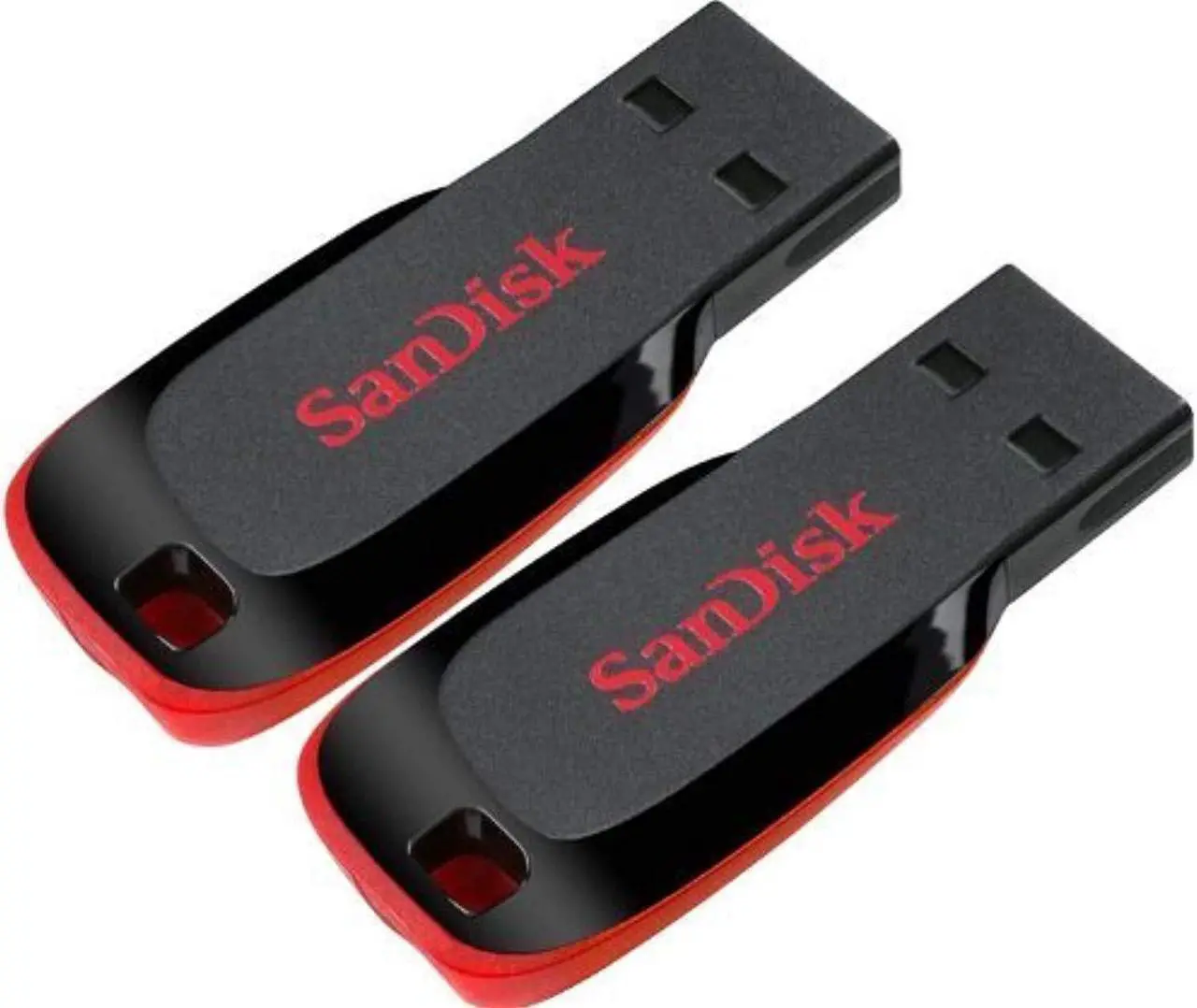 Alt view image 2 of 2 - SanDisk Cruzer 32GB (16GB x 2) Cruzer Blade USB 2.0 Flash Drive Jump Drive Pen Drive SDCZ50 - Two Pack