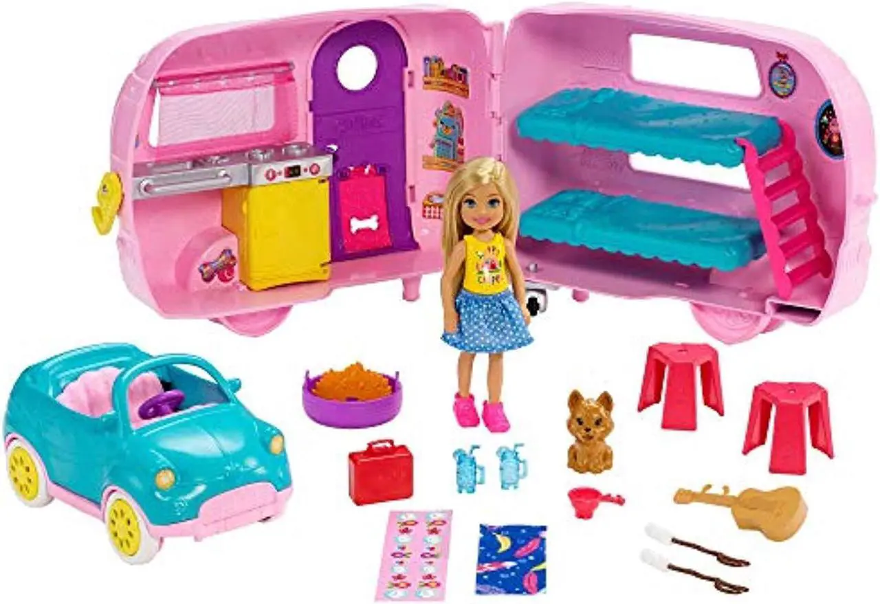 Main image of barbie club chelsea camper