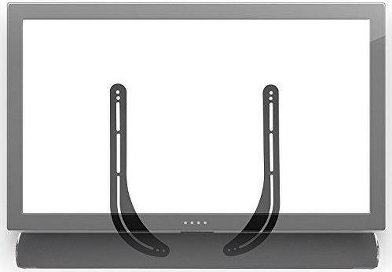 Main image of mount-it! soundbar mount, universal sound bar tv bracket for mounting above or under tv, fits sonos, samsung, sony, vizio, adju