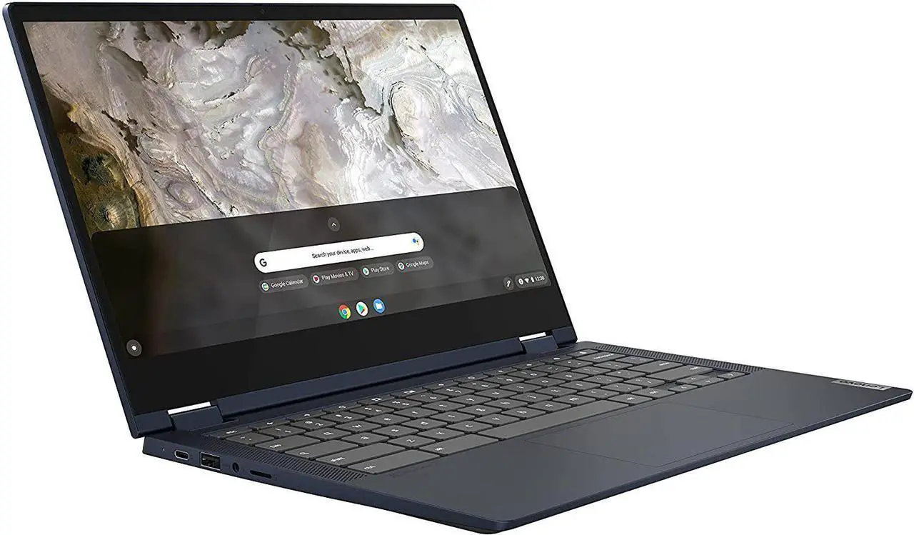 Alt view image 11 of 18 - Lenovo Flex 5i 13 Chromebook 2-in-1 Laptop, Intel Core i3-1115G4, 8GB RAM, 64GB Storage, Intel UHD Graphics, 13.3" FHD Touchscreen Display, Chrome OS, Abyss Blue