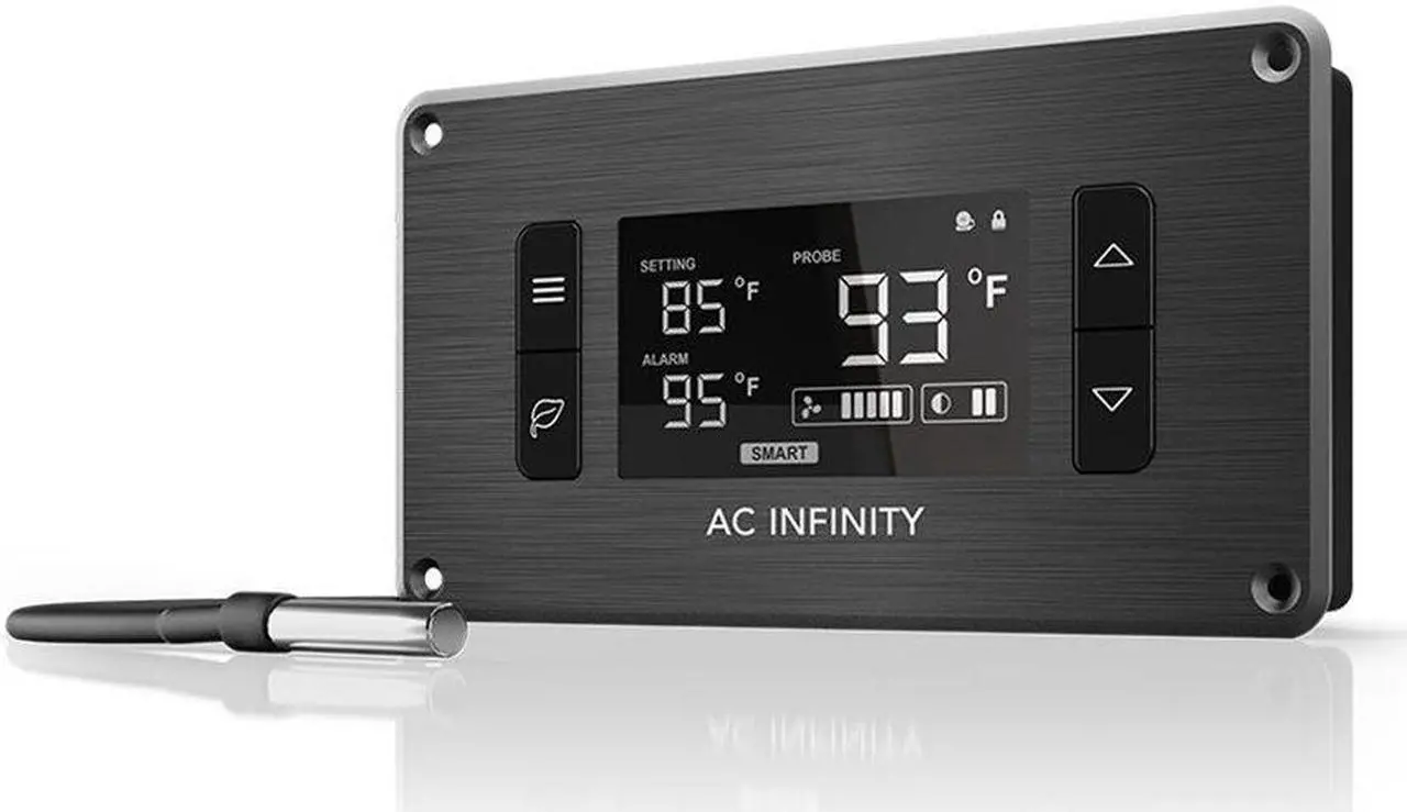 Alt view image 8 of 20 - AC Infinity Thermal Controller, Fan Thermostat and Speed Controller, for Home Theater AV Media Cabinet Cooling