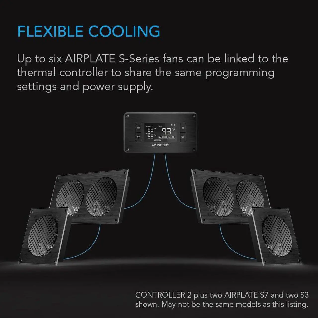 Alt view image 10 of 20 - AC Infinity Thermal Controller, Fan Thermostat and Speed Controller, for Home Theater AV Media Cabinet Cooling
