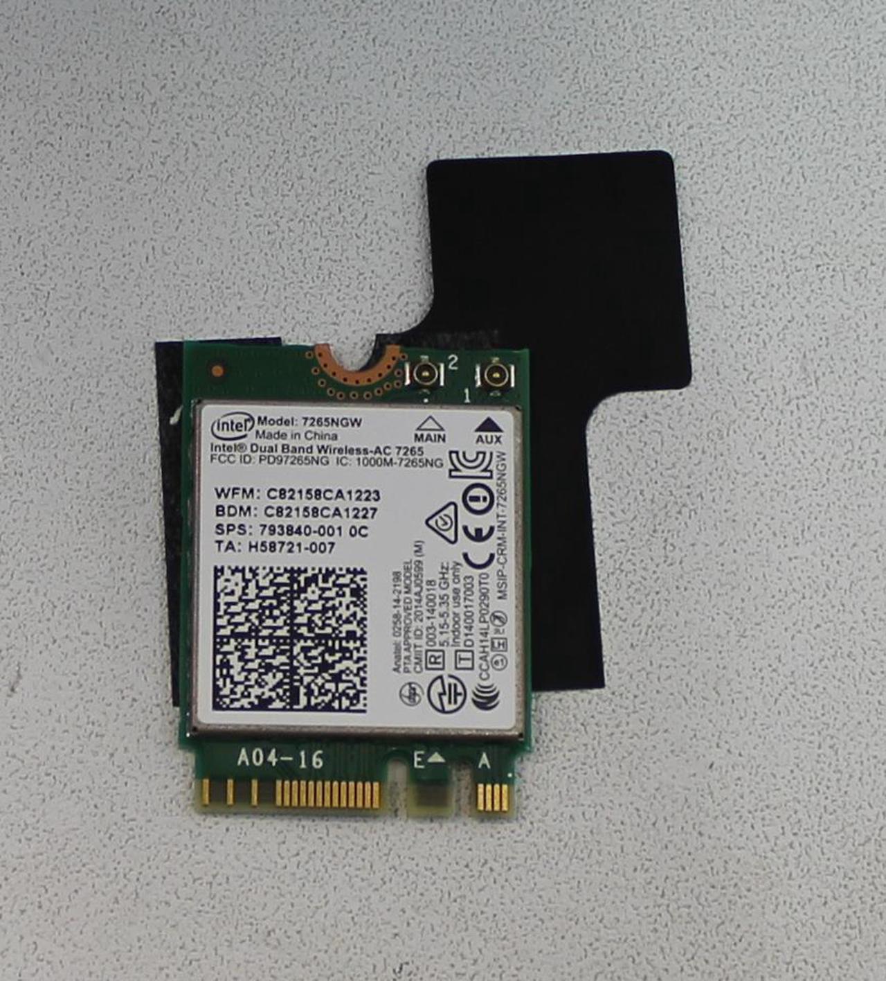 Alt view image 2 of 11 - DELL INSPIRON 17-7746 17.3" Bluetooth WIFI Wireless Card 7265NGW K57GX